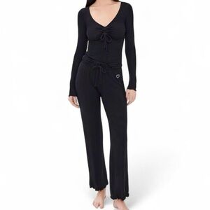 Honeydew intimates Black Women's lounge set size S NWT